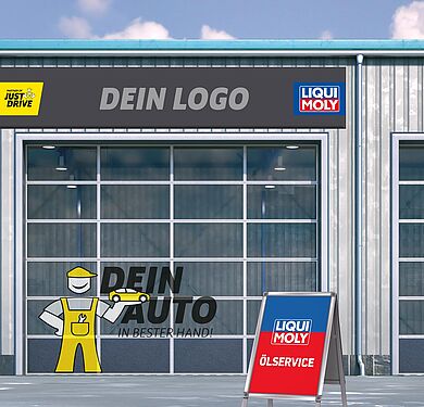 Drucksachen und Beschriftungen: Ergänzend Liqui Moly-Beschriftung